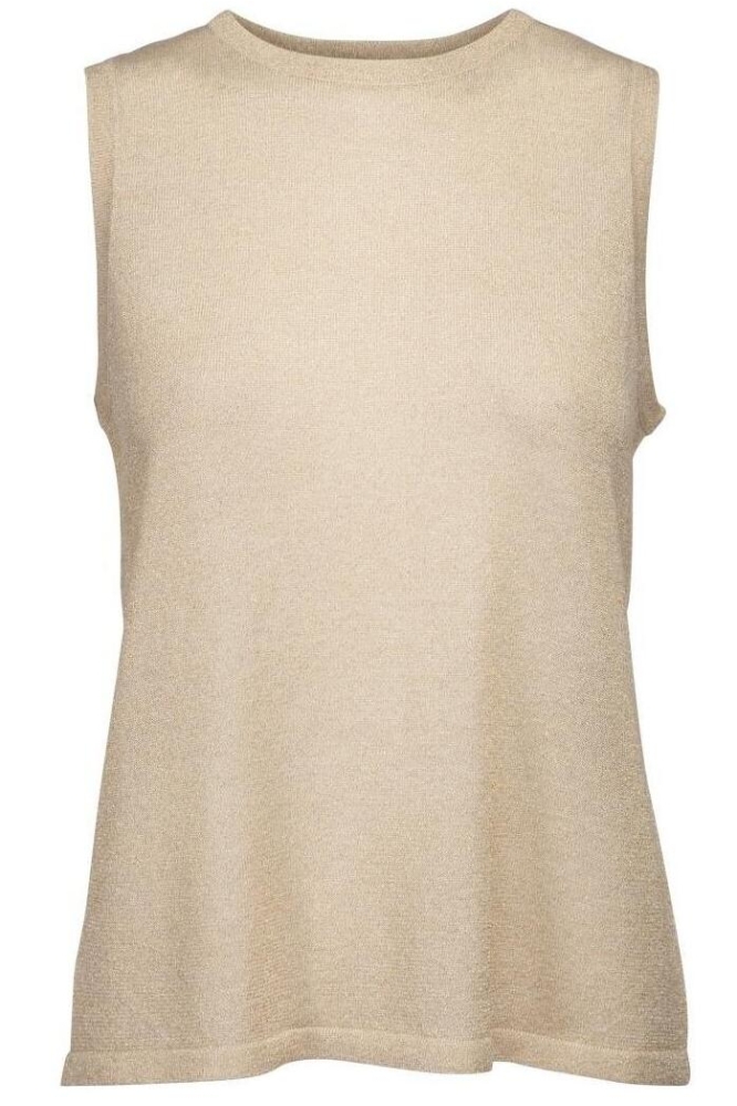 RAKA KNIT TOP MI3572 348L MEDAL GOLD METALLIC